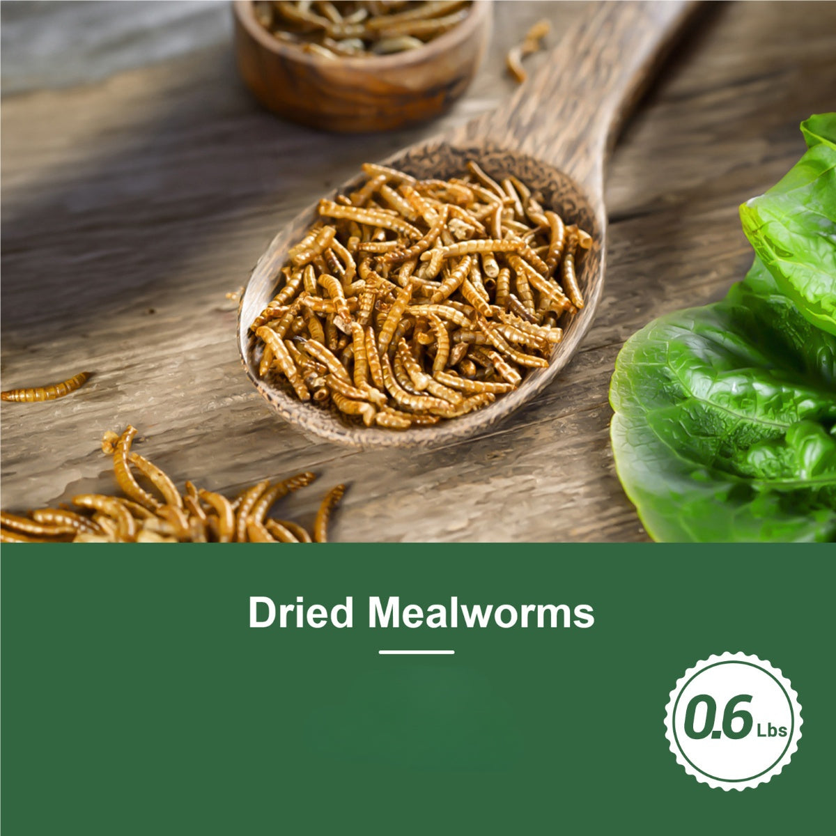 Dried Mealworms Larvae For Chickens Natural High Protein Pet Food Dried Meal Worms For Wild Birds Hens Ducks Turtles Fish Lizards Hamsters Dried Insect Animal Feed