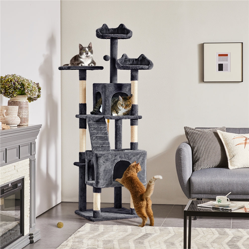 Costoffs 72" Cat Tree Deluxe Multi Level Cat Furniture