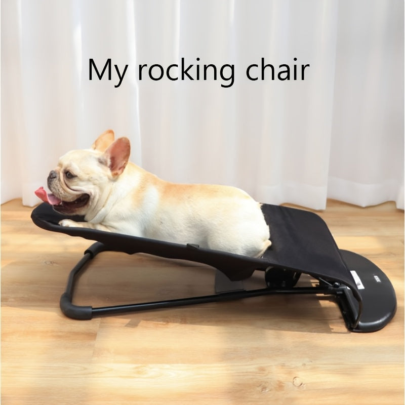 New Thickened Foldable Height Adjustable Rocking Pet Bed for Medium and Small Dogs Breathable Mesh Hammock All Seasons Soothing Design