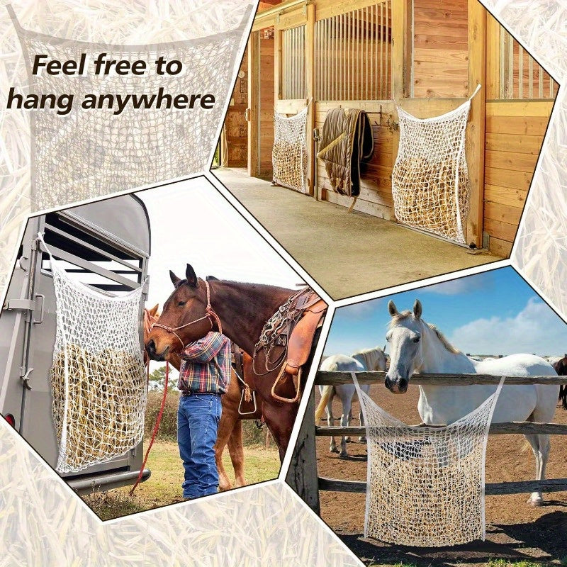 4 Pcs Hay Net Slow Feed