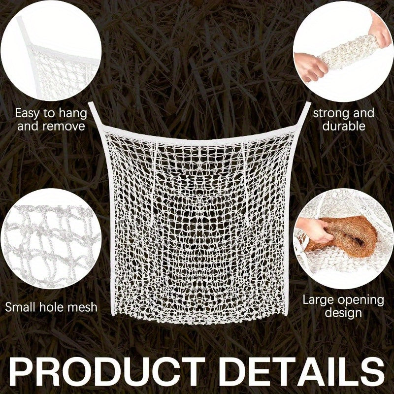 4 Pcs Hay Net Slow Feed