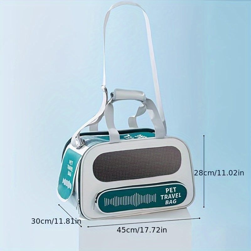Foldable Portable Pet Carrier Backpack for Cats Under 22 Pounds and Dogs Under 16.5 Pounds