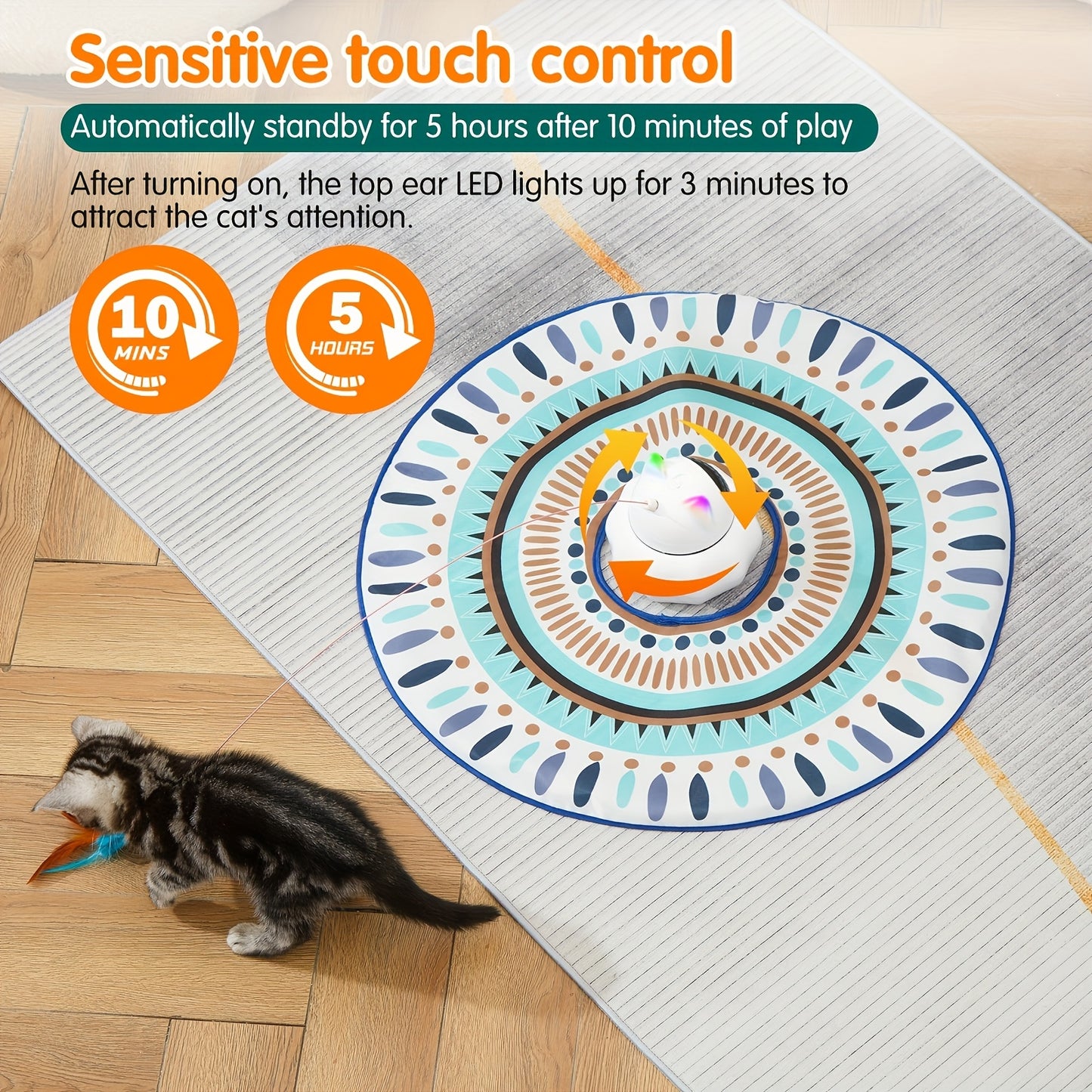 Cat Toy Automatic, 4-in-1 Toys