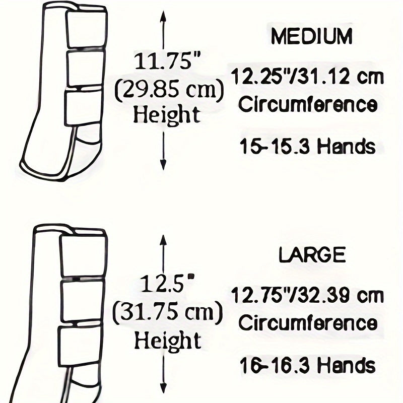 Horse Sport Medicine Front Shock-Absorbing Boots For Endurance