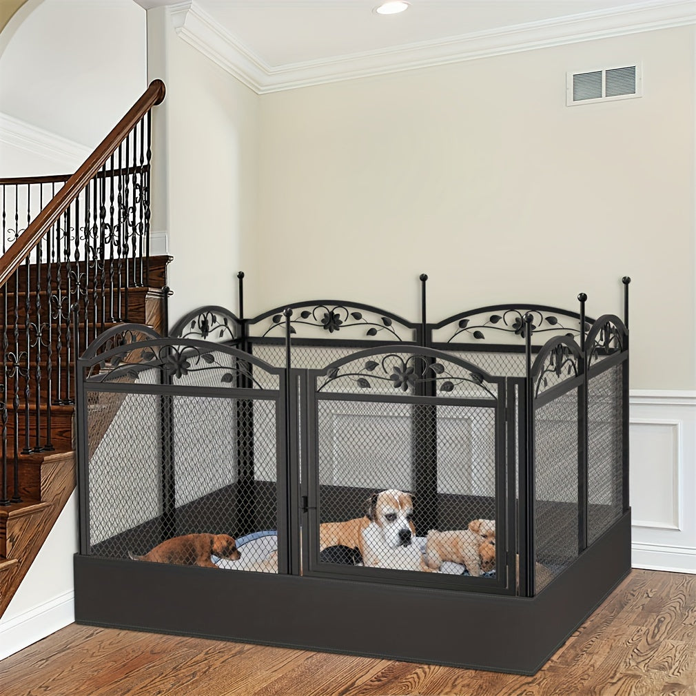 Large Dog Pet Playpen Cage Heavy Duty Metal Enclosure Fence