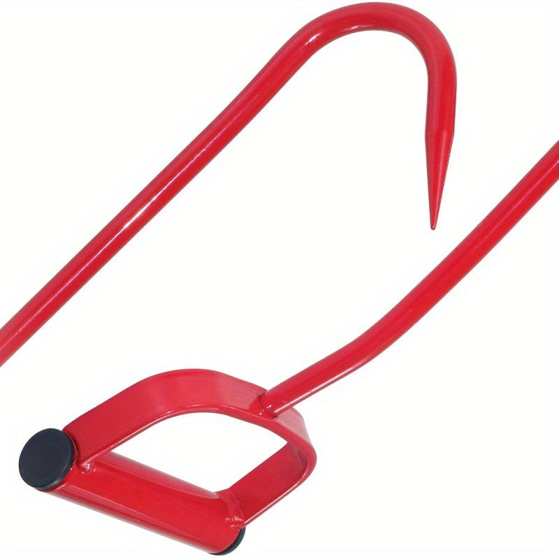 S47010600 Hay Hook 17 Inch Red Alloy Steel Handle for Farm Feeders Troughs and Hay Bales