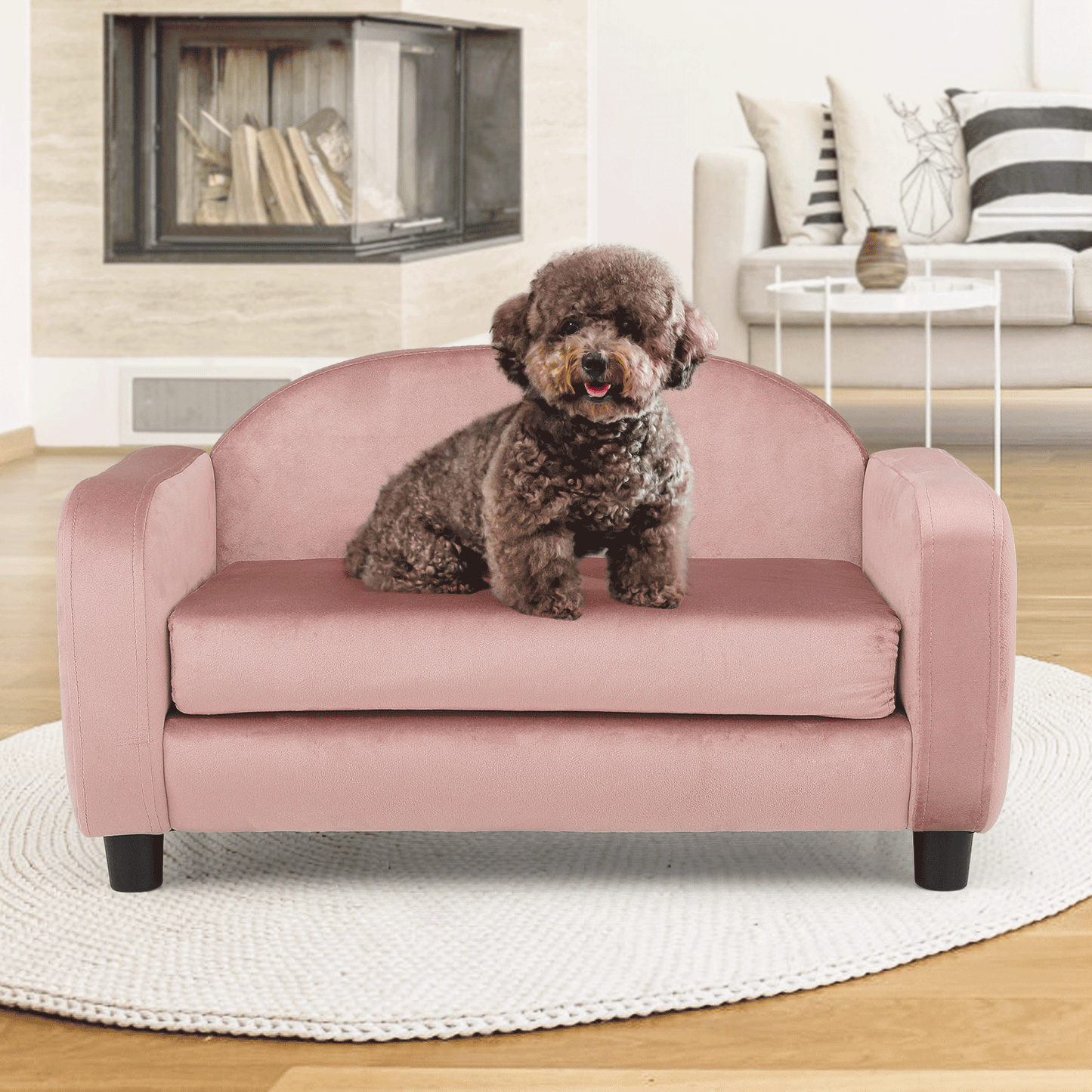 MoNiBloom Pet Sofa Dog Couch for Small Dogs and Cats
