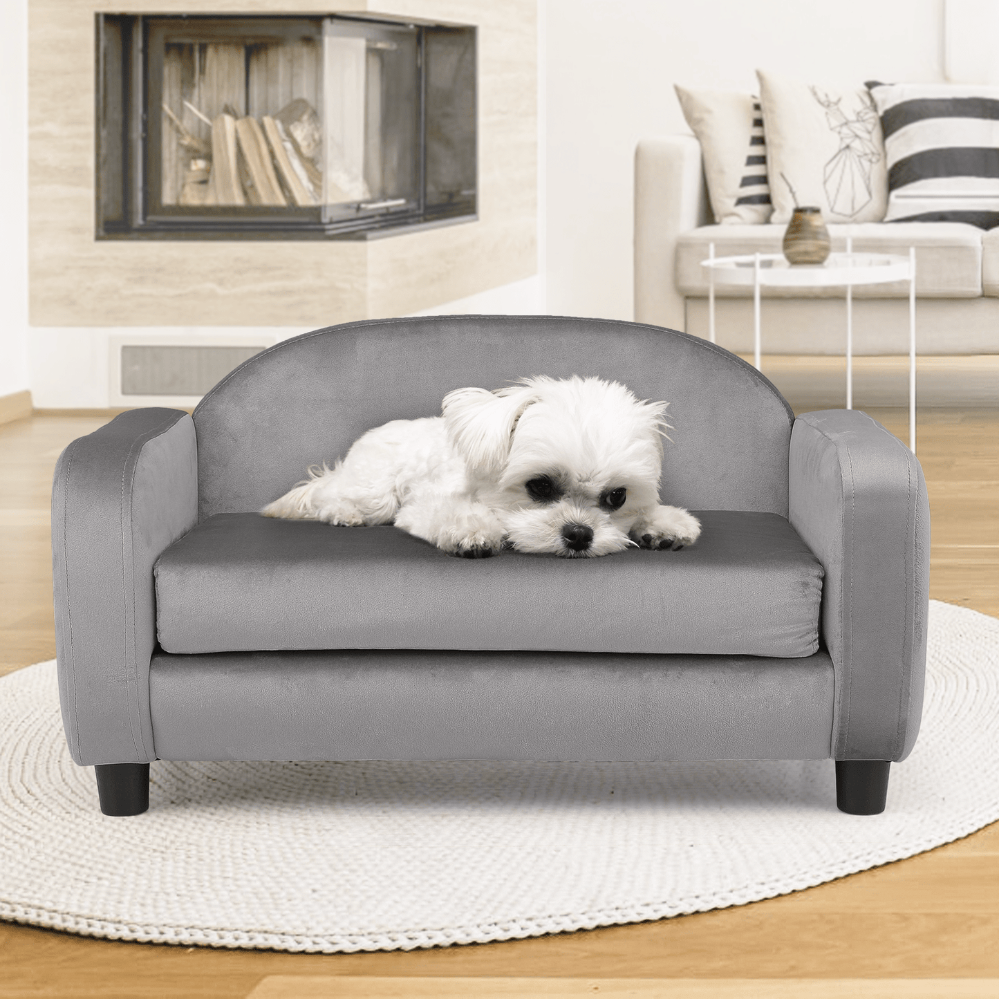 MoNiBloom Pet Sofa Dog Couch for Small Dogs and Cats