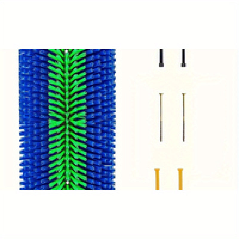 1pc Durable Livestock Scratch Brush 19x8 Inch Ideal for Horse Cow Sheep Grooming Includes Screw On Accessories No Batteries Required Horse Grooming Supplies
