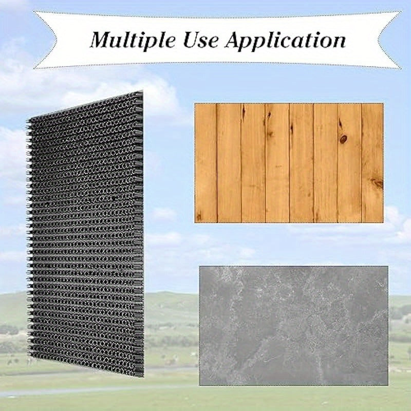 2 Pcs Horse Cattle Scratchers Soft Massage Brush Kit for Equine Bovine Itch Relief Pad for Farm Animals Goat Sheep Cow Dog