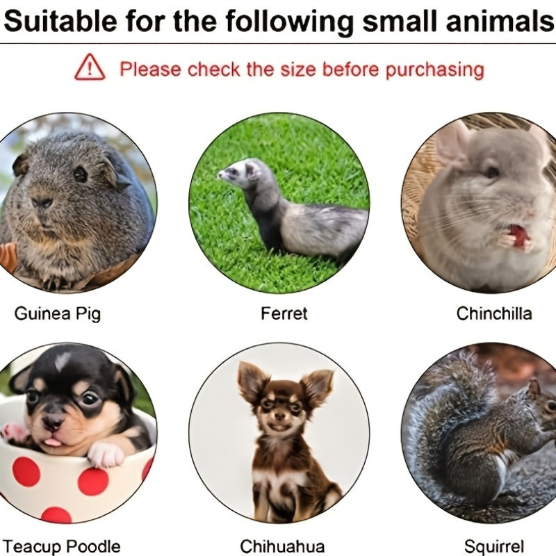 4pcs Small Pet Harness Vest and Leash Set with Cute Bowknot and Safe Bell for Outdoor Walking Rabbit Ferret Guinea Pig Bunny Hamster Puppy Kitten