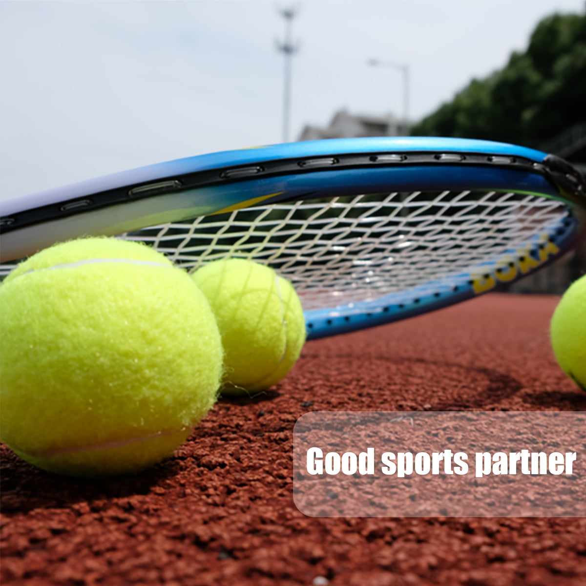 18pcs High-Visibility Neon Green Tennis Balls with Carry Bag