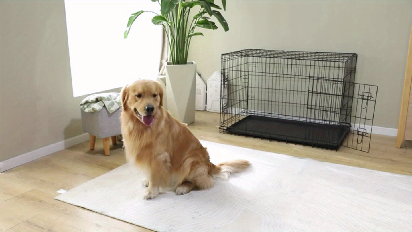 SMUG Medium Dog Crate with Divider Panel for Travel