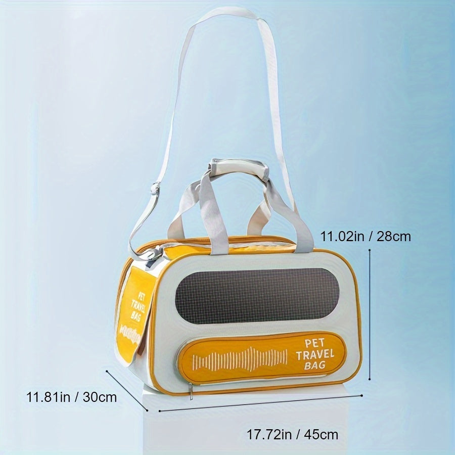 Foldable Portable Pet Carrier Backpack for Cats Under 22 Pounds and Dogs Under 16.5 Pounds