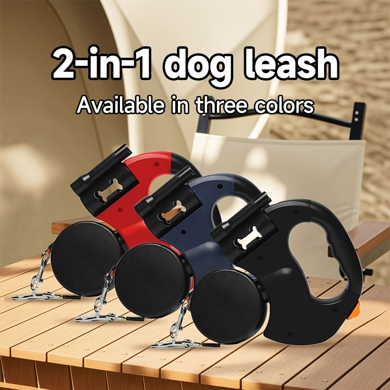 Solid Metal Double-Ended Dog Leash for Small Dogs