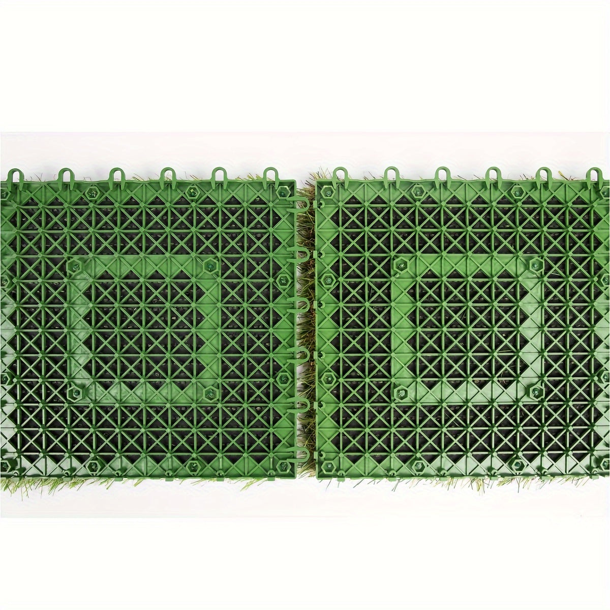9 Pcs Chicken Nest Mats 12.6x12.6 Inch Artificial Grass Carpet Chicken Nest Fence Box Mat Pet Friendly Garden Decoration