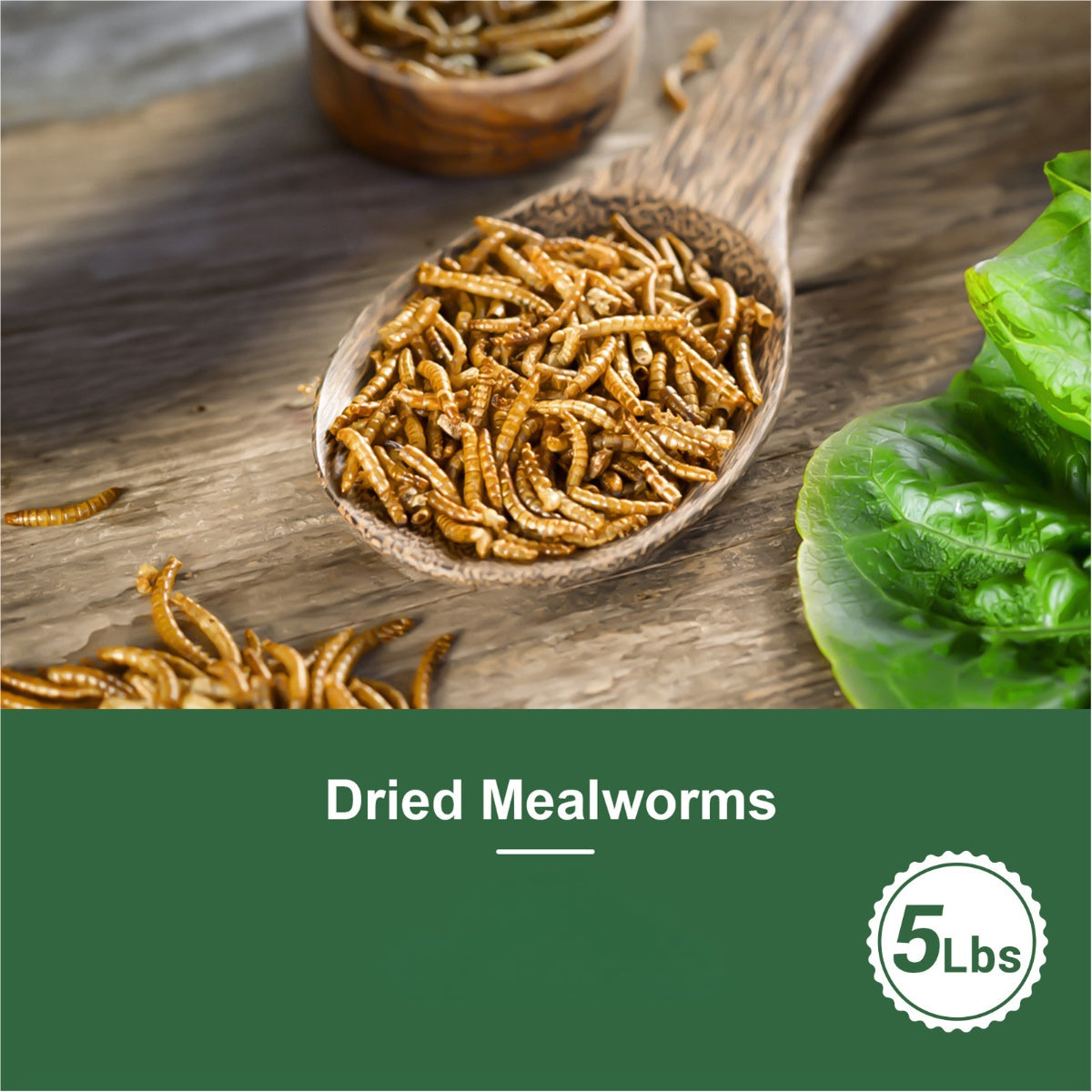 Dried Mealworms Larvae For Chickens Natural High Protein Pet Food Dried Meal Worms For Wild Birds Hens Ducks Turtles Fish Lizards Hamsters Dried Insect Animal Feed