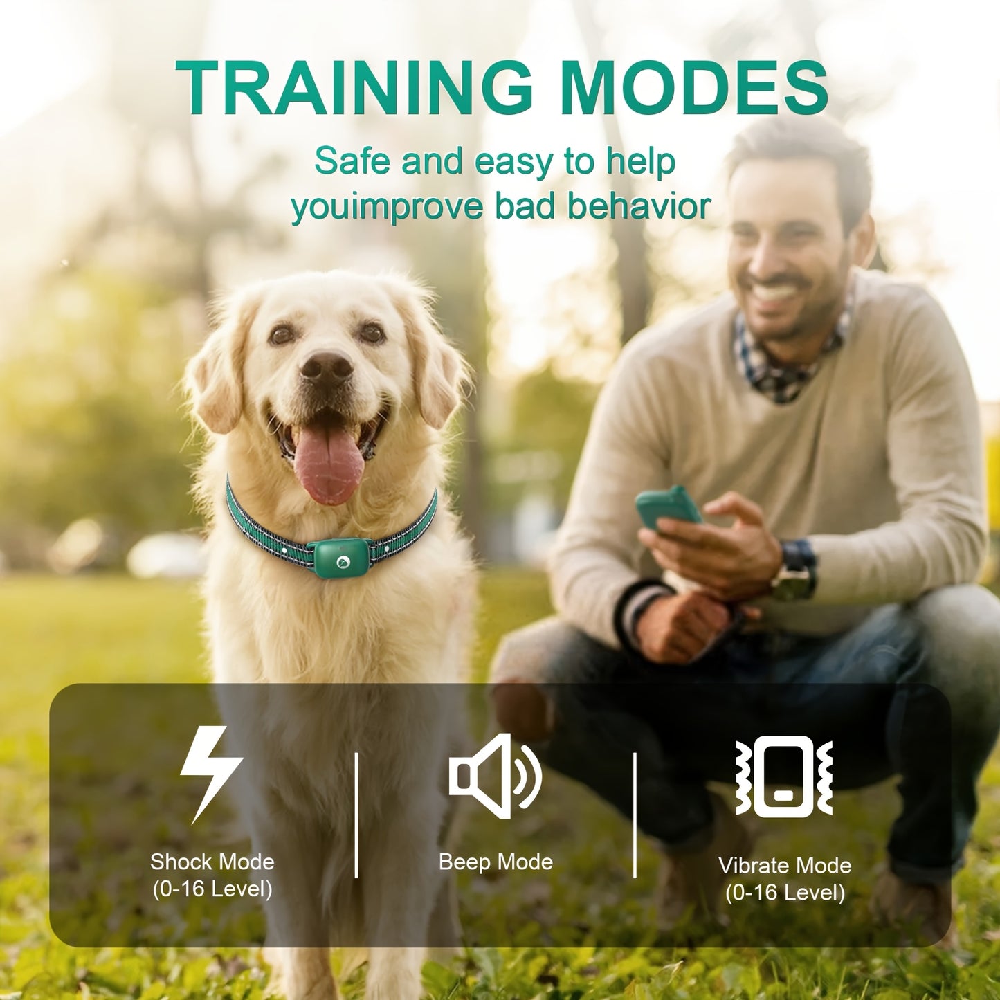 Dog Training Collar With Remote Smart Shock Collar For Dogs