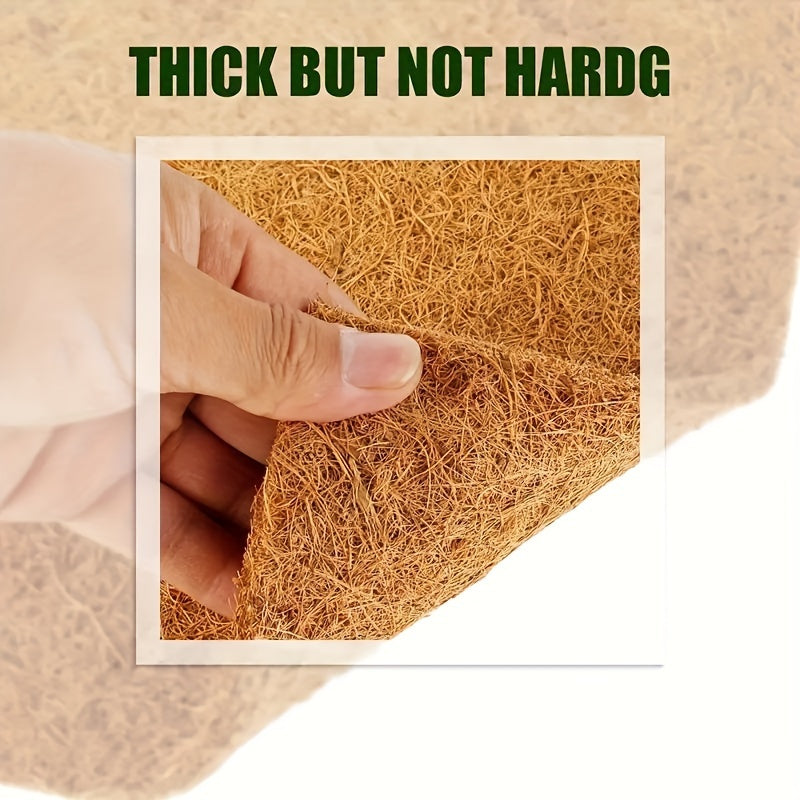 7 Pcs Reusable Coconut Palm Mats for Chicken Coop Nesting Moisture Proof and Heat Insulating Perfect for Birds and Reptiles to Lay Eggs Easy to Care For