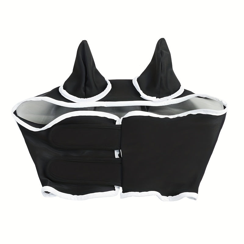 UV Protection & Mosquito Repellent Horse Fly Mask - Lightweight Design for Outdoor Riding