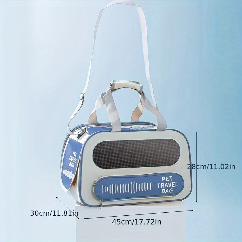 Foldable Portable Pet Carrier Backpack for Cats Under 22 Pounds and Dogs Under 16.5 Pounds