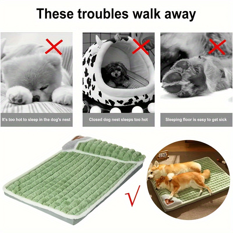 1pc Dog Mat, Four Seasons Universal Kennel Sleeping Nest