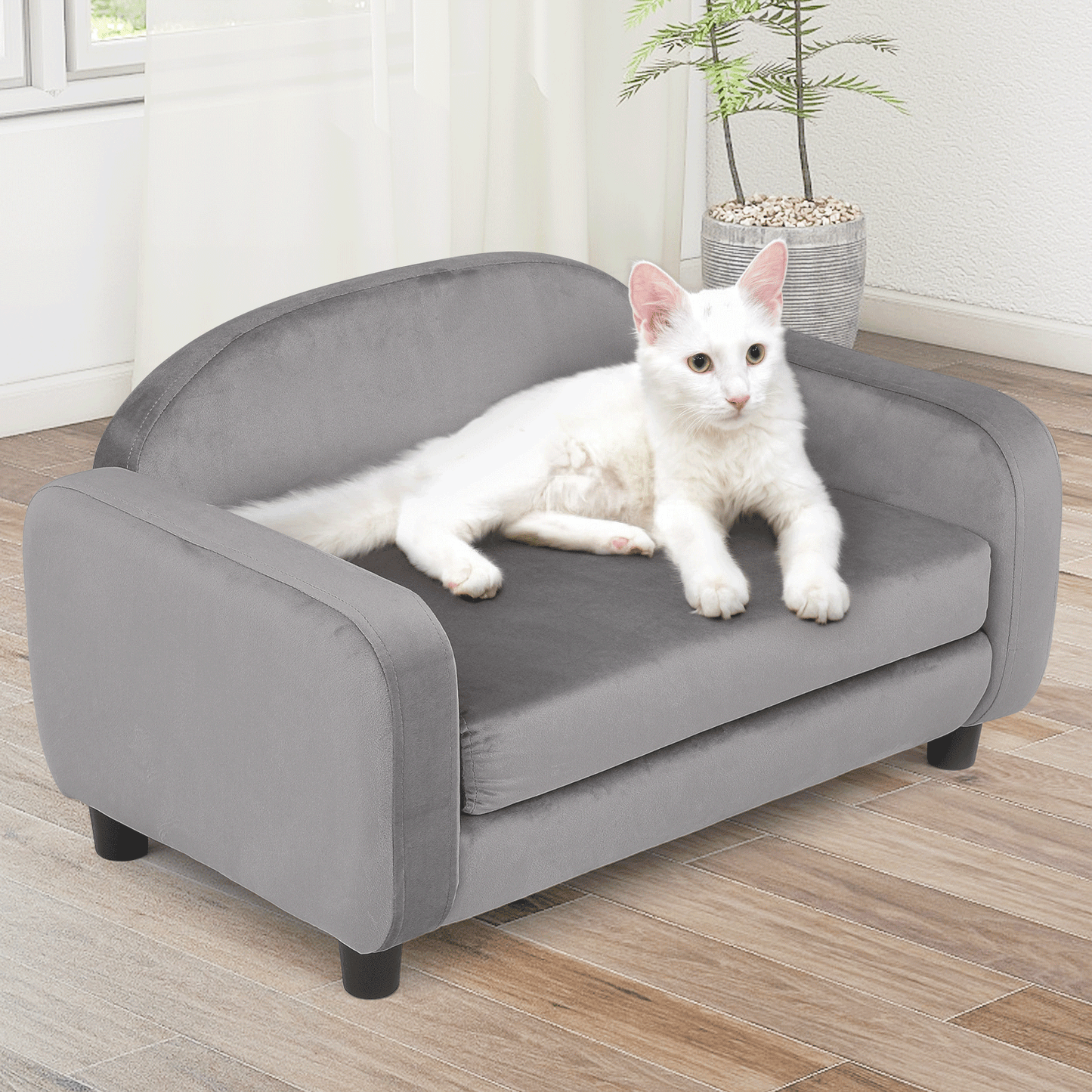MoNiBloom Pet Sofa Dog Couch for Small Dogs and Cats