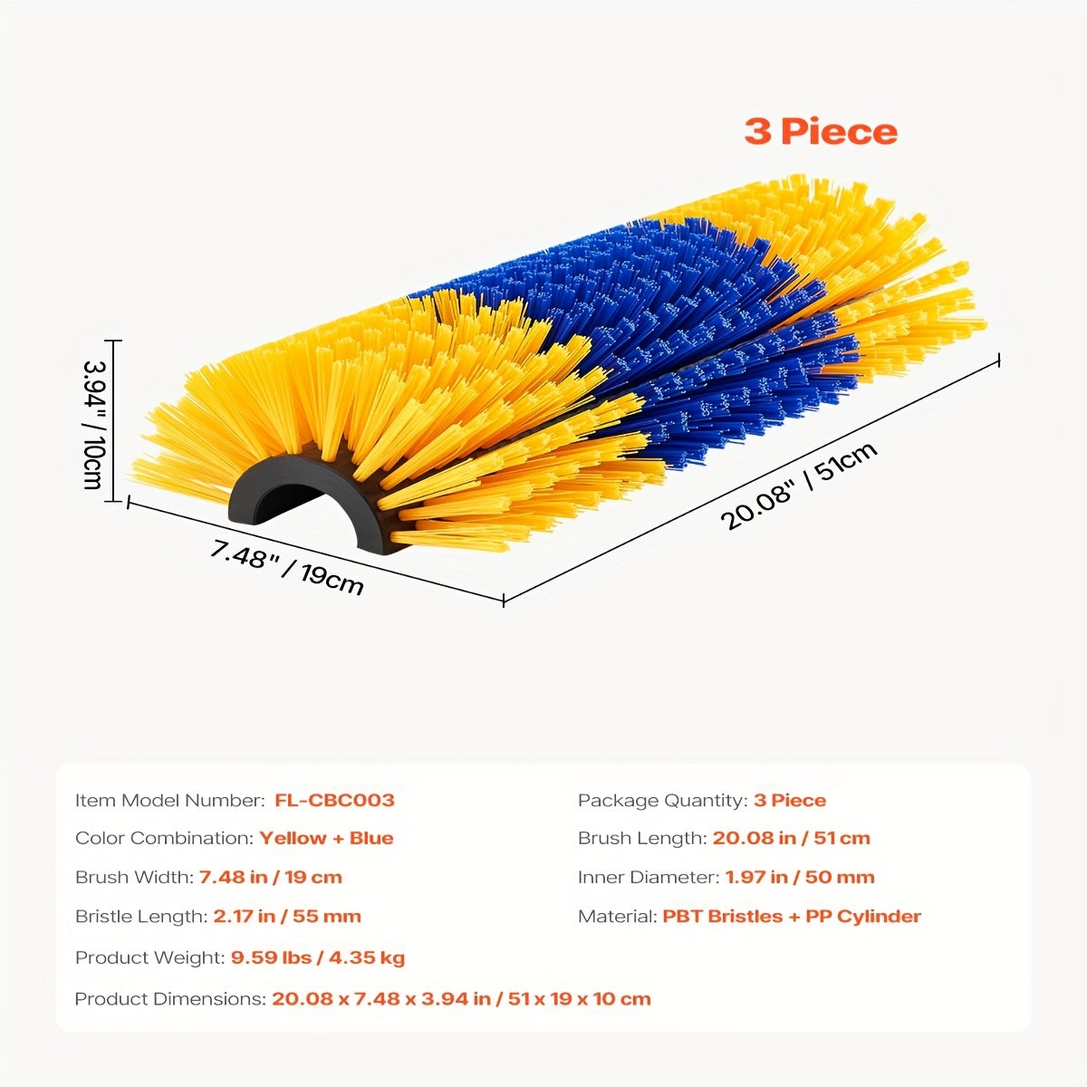Happybuy Livestock Scratching Brush Set 2 3 6 Pieces With 6 Screws Ideal For Horses Pigs Cattle Medium Large