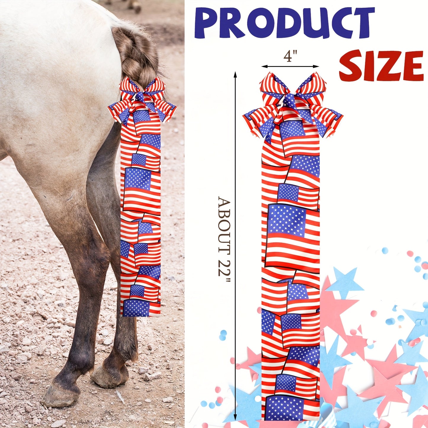 6 Pcs Horse Tail Bag Breathable Guard Slip On Horse Tail Wrap With 2 Strand Closure Straps Grooming Supplies For Dirt Breakage Rubbing 6 Designs