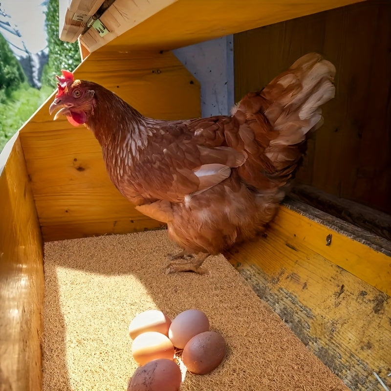 6 Nest Pads 11.8 Inches Square Quality Soft Absorbent Hen Pads Domestic Poultry House Mattresses Laying Hen Supplies