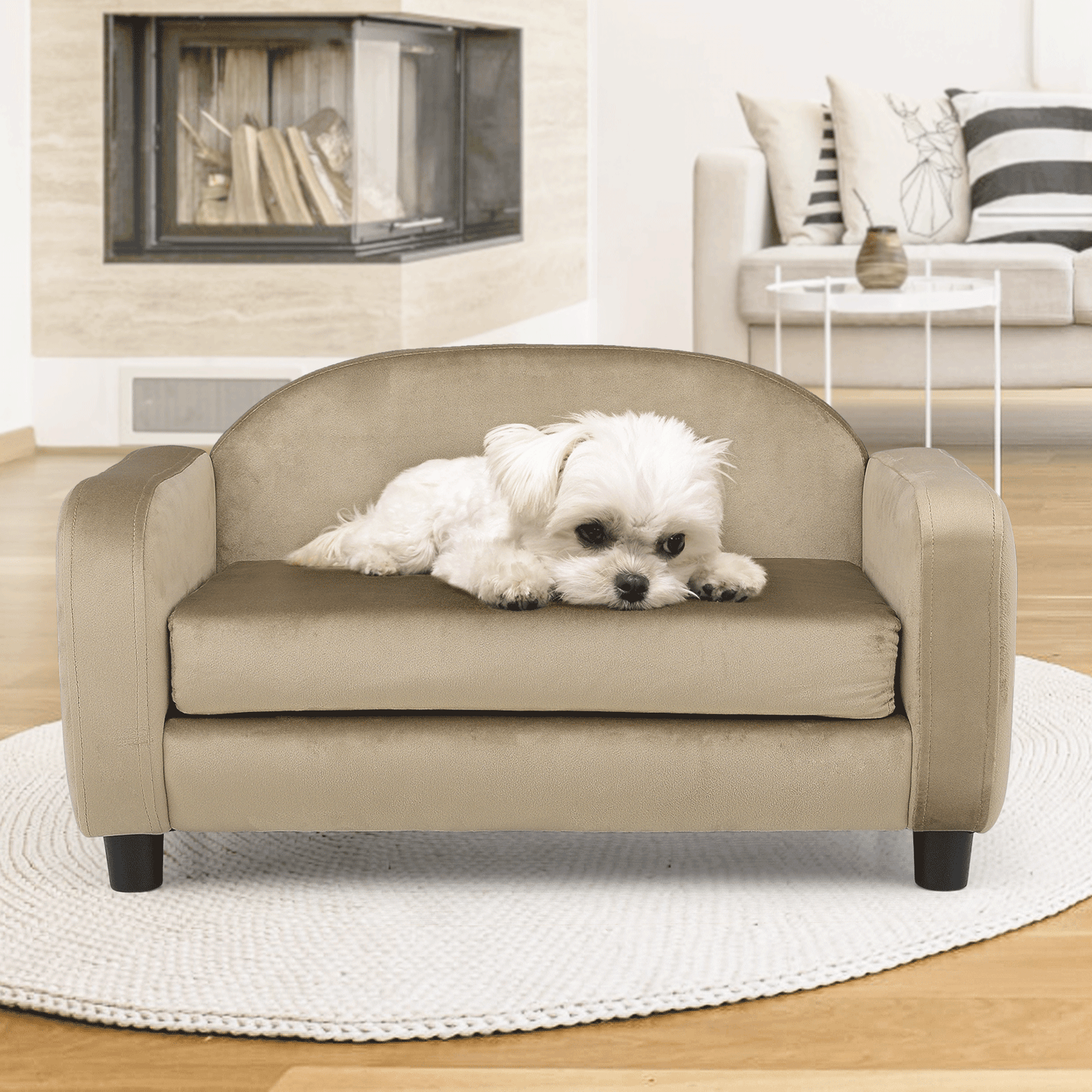 MoNiBloom Pet Sofa Dog Couch for Small Dogs and Cats