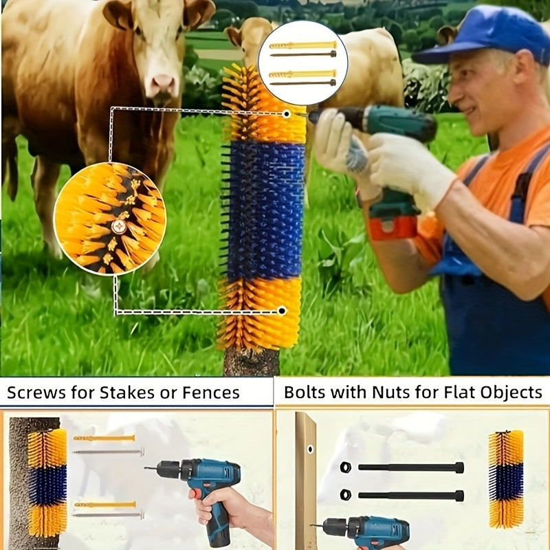Wndy's Dream 435mm Livestock Scratch Brushes Horse Scratcher Kit