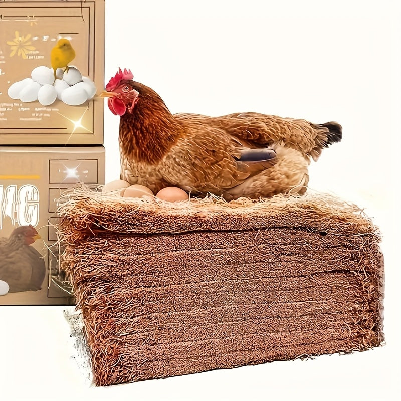 6 Nest Pads 11.8 Inches Square Quality Soft Absorbent Hen Pads Domestic Poultry House Mattresses Laying Hen Supplies