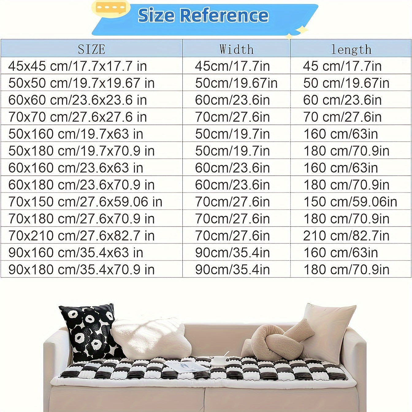 Pet Sofa Cover, Thickened Velvet Checkerboard Pattern, Non Slip Dog Bed Sofa Cover, Machine Washable Sofa Pad