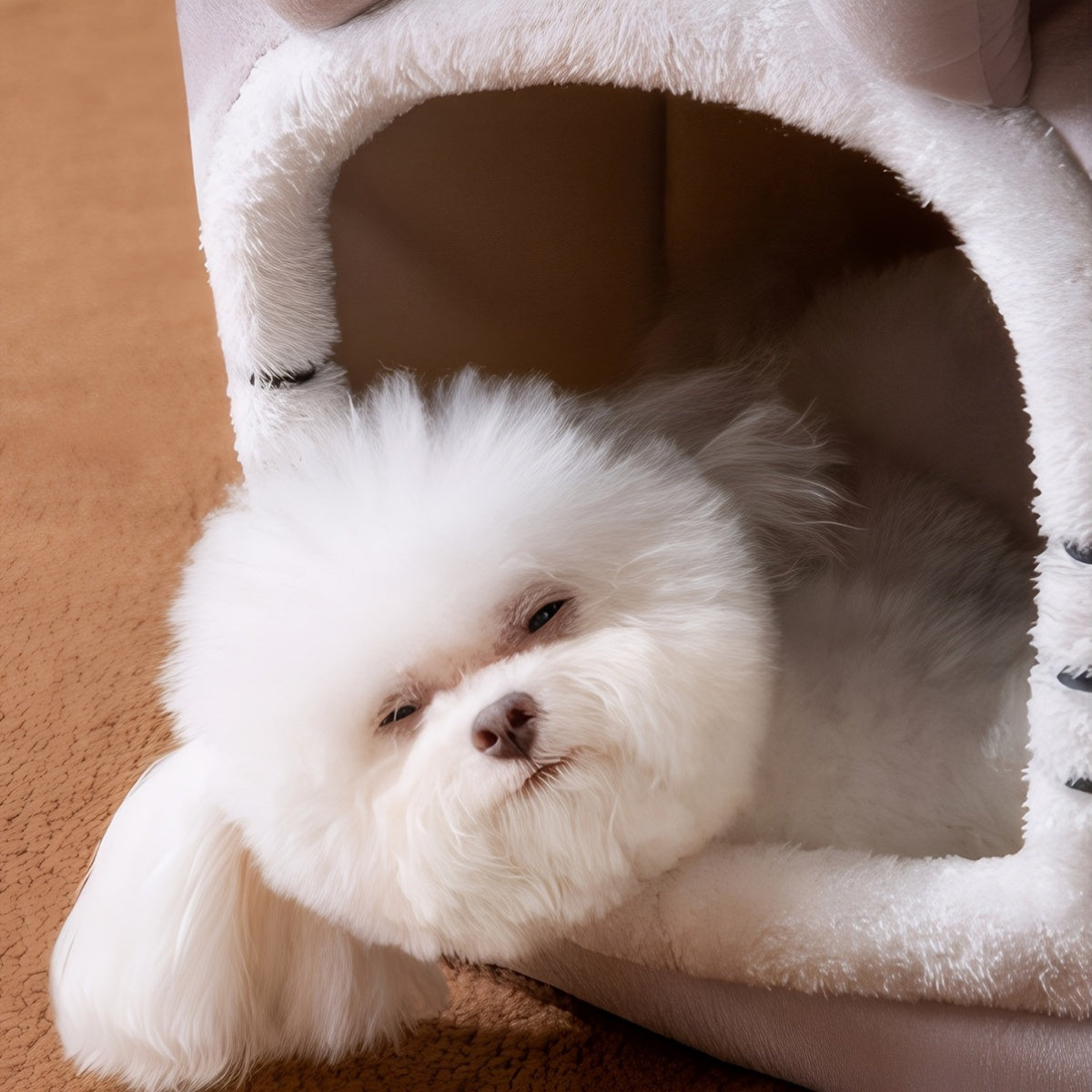 Luxury Double Roof Indoor Dog House Cat Nest Removable Washable Pet Bed All Seasons Pet Tent