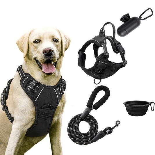 No Pull Dog Harness Set