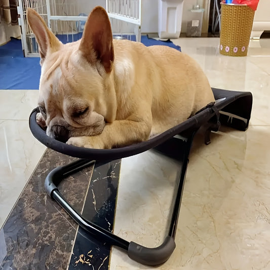New Thickened Foldable Height Adjustable Rocking Pet Bed for Medium and Small Dogs Breathable Mesh Hammock All Seasons Soothing Design