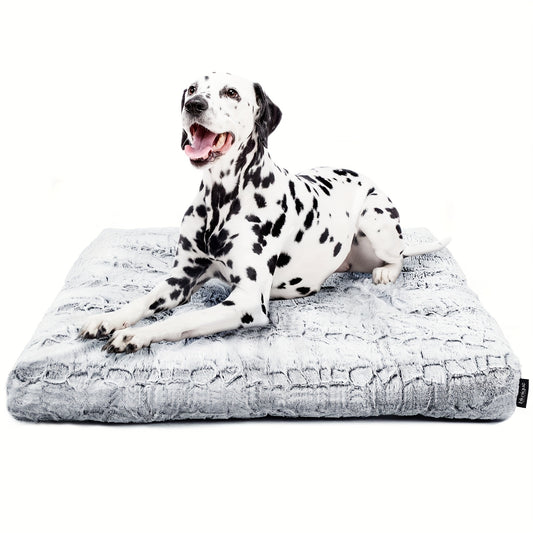 blunique® Dog Bed for Medium and Large Dogs, Grey Mat