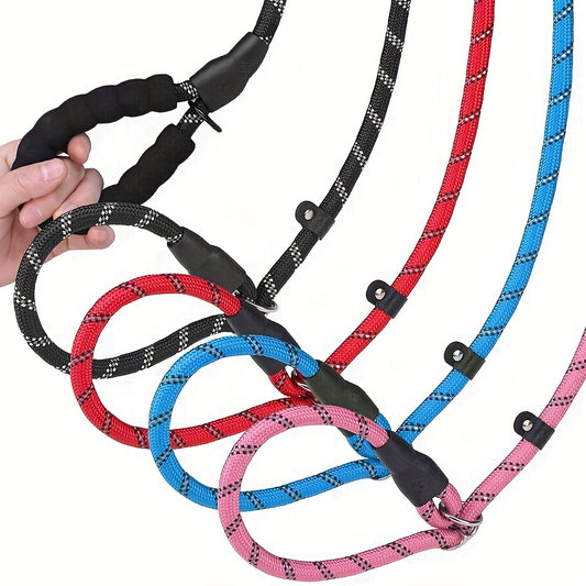 Slip Lead Dog Leash 6ft Reflective Heavy Duty Rope Leash