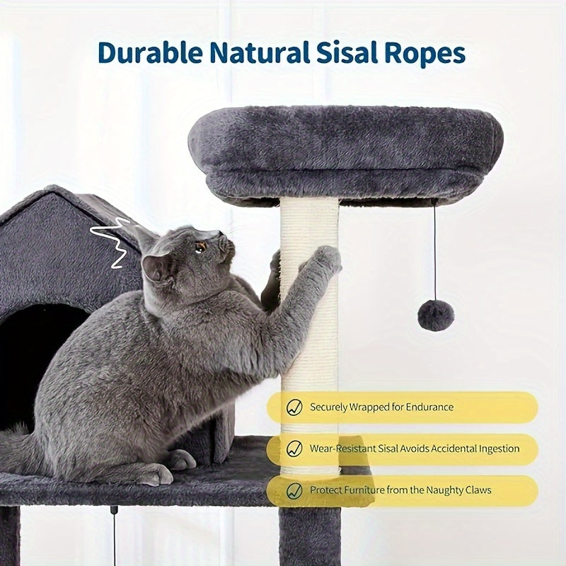 Made4Pets 60 Inch Cat Tower for Indoor Cats and More