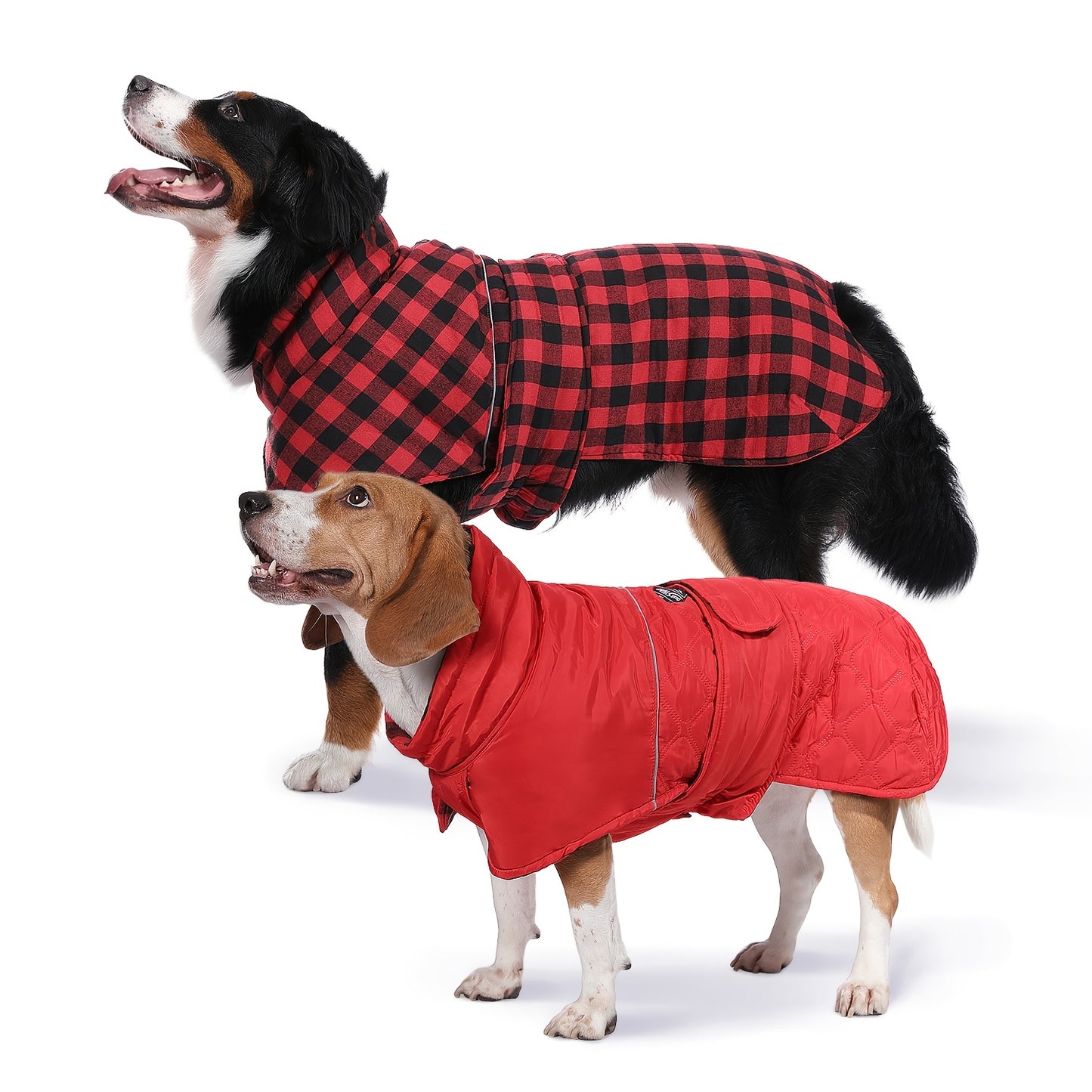 Reversible Dog Winter Coat - Waterproof Insulated Jacket