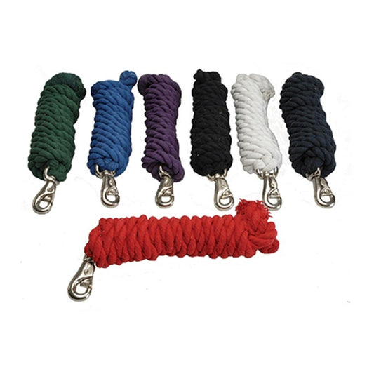 212 Main Cotton Lead Rope with Bull Snap in Red