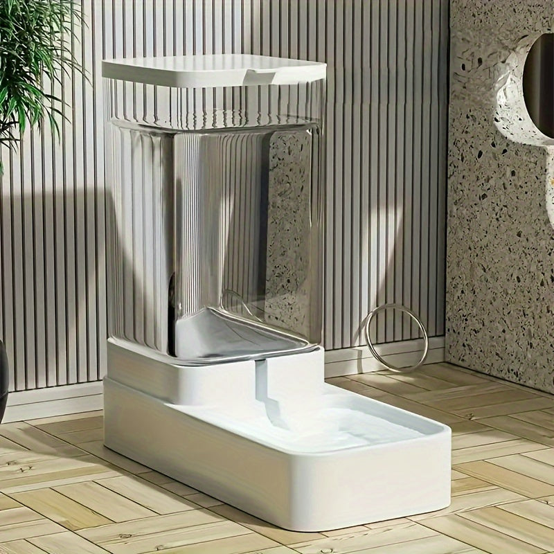 Automatic Cat Feeder And Water Dispenser Set 1.0gal Capacity