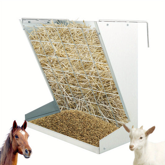 LIFEZEAL Wall Mount Hay Feeder