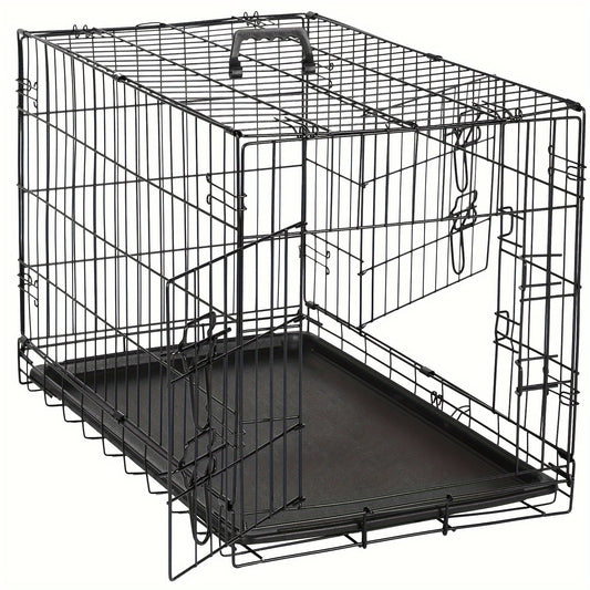 SMUG Medium Dog Crate with Divider Panel for Travel