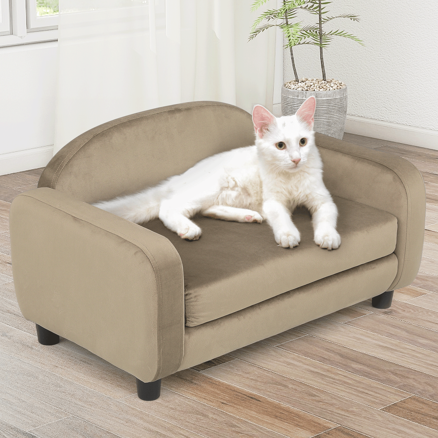 MoNiBloom Pet Sofa Dog Couch for Small Dogs and Cats