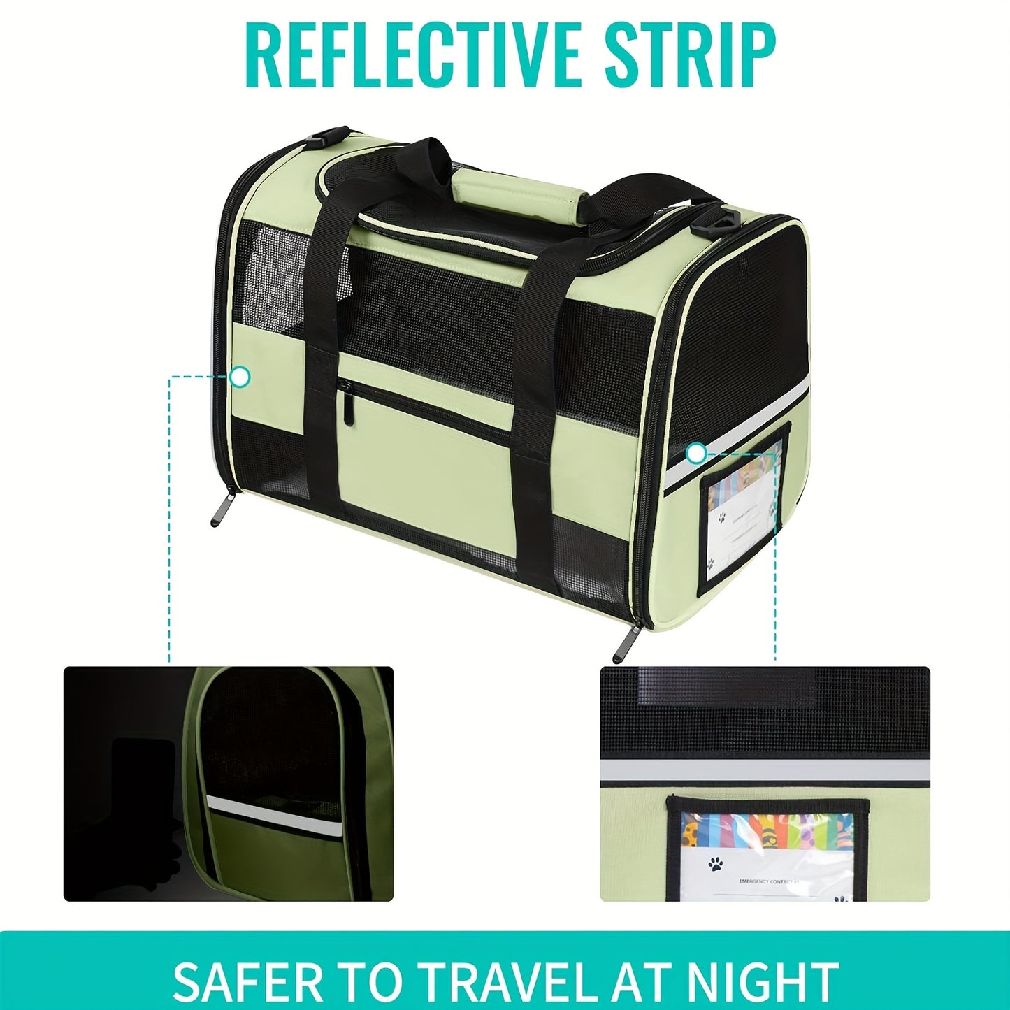 TSA-Approved Soft-Sided Cat Carrier with Cozy Fleece