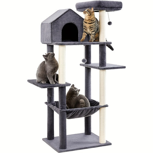 Made4Pets 60 Inch Cat Tower for Indoor Cats and More