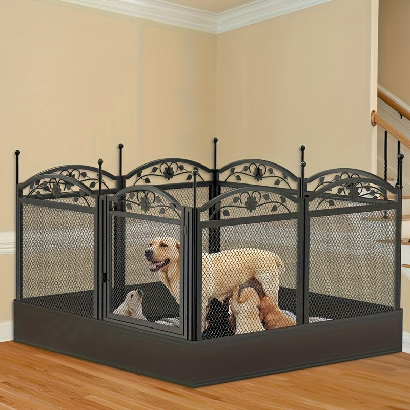 Large Dog Pet Playpen Cage Heavy Duty Metal Enclosure Fence