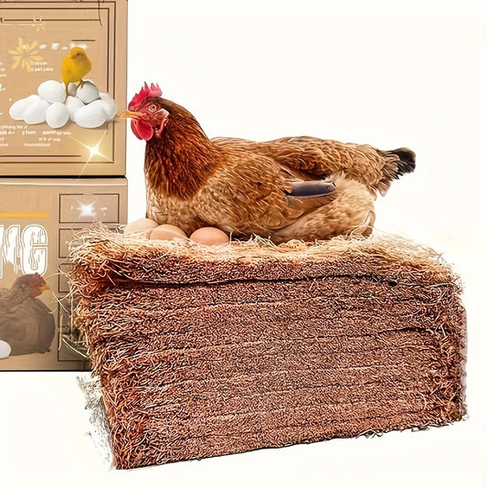 6 Nest Pads 11.8 Inches Square Quality Soft Absorbent Hen Pads Domestic Poultry House Mattresses Laying Hen Supplies